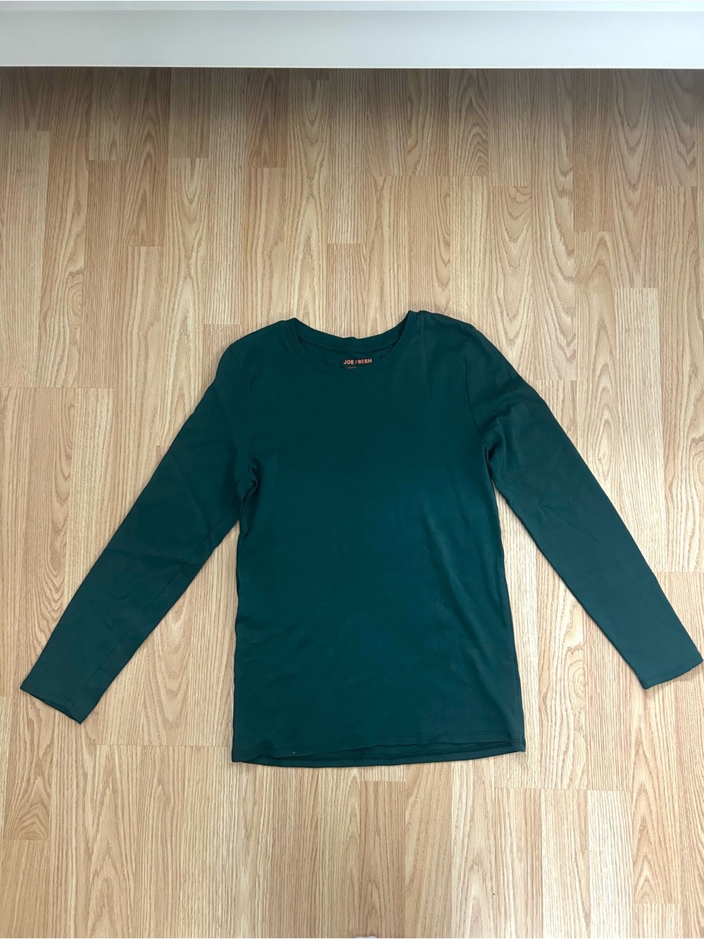 Dark Teal/Forest Long Sleeve Crew Neck Top